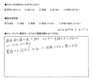 買取アンケート｜2023年5月