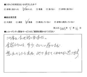 買取アンケート｜2023年5月