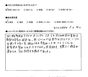 買取アンケート｜2023年5月