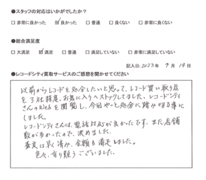 買取アンケート｜2023年7月