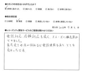 買取アンケート｜2023年9月