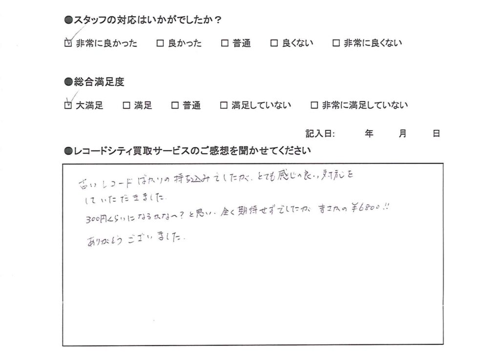 買取アンケート｜2025年4月