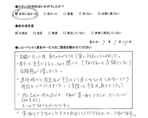 買取アンケート｜2025年7月