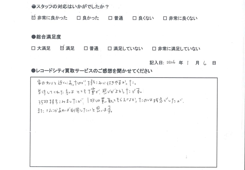 買取アンケート｜2025年1月