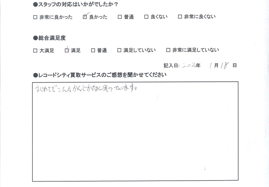 買取アンケート｜2025年1月