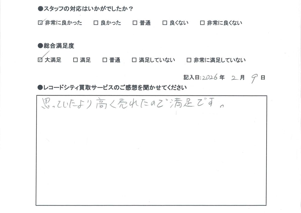買取アンケート｜2025年2月