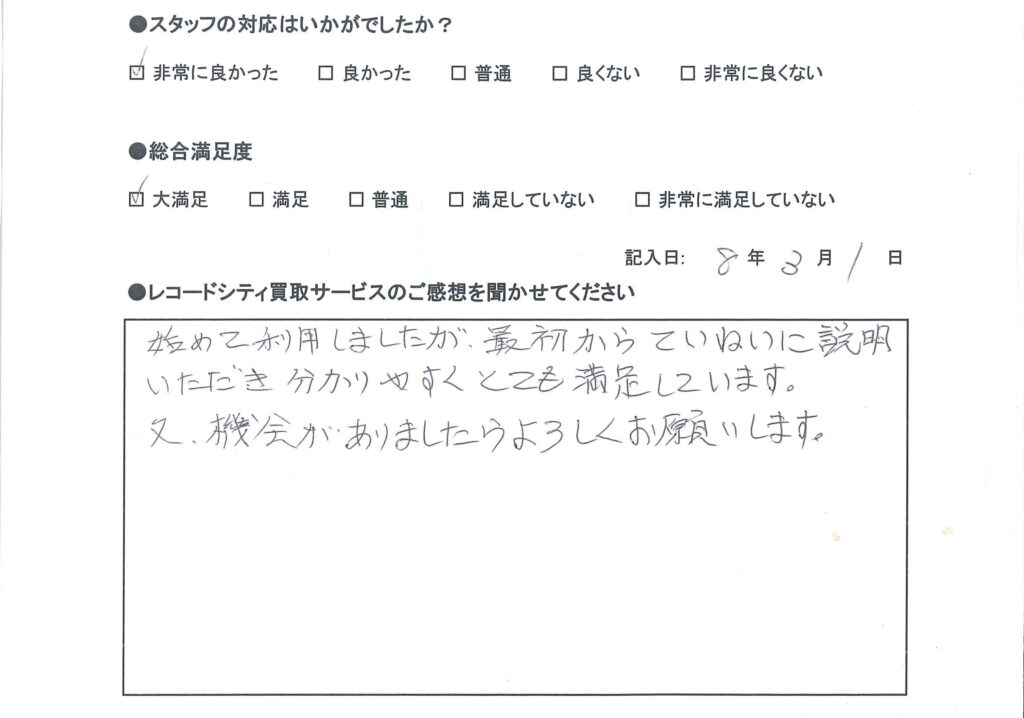買取アンケート｜2025年3月
