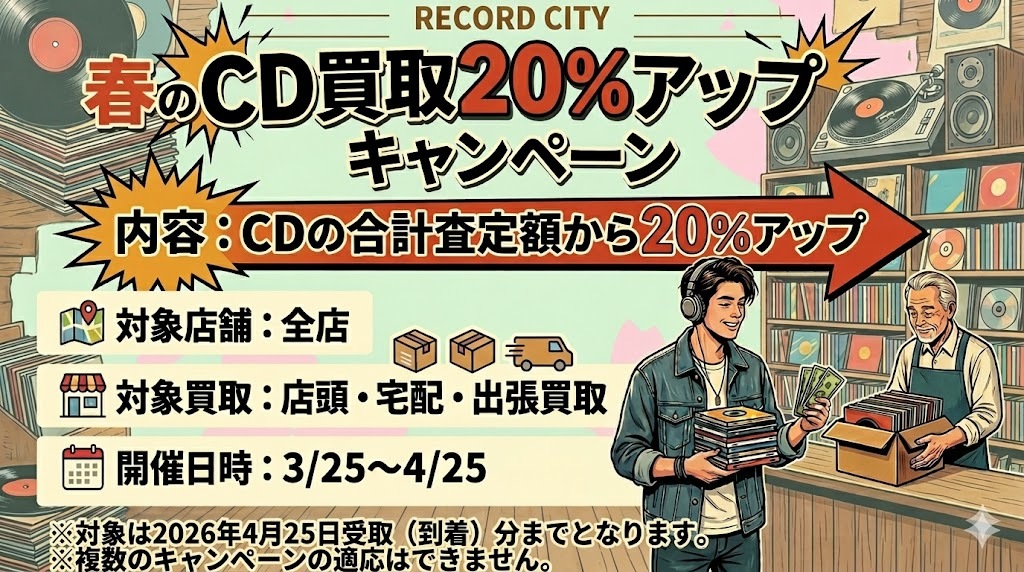 春の買取アップキャンペーン