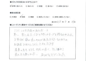 買取アンケート　2026年5月
